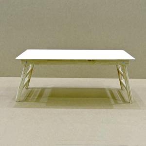 The convenient wooden lap desk portable desklaptop holder. White