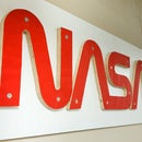 NASA Worm Logo Sign - Inspired By Tom Sachs