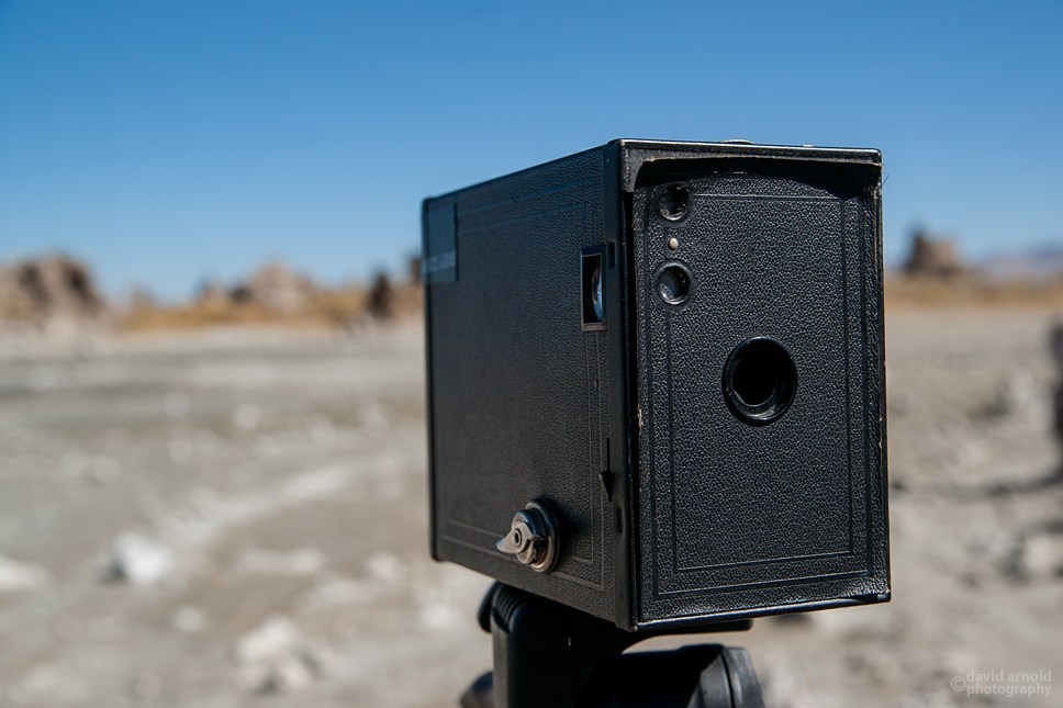 The Kodak Brownie 2A (1901-1935), at Mono Lake, California