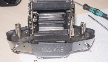 Ihagee Exa 500 slow speed repair