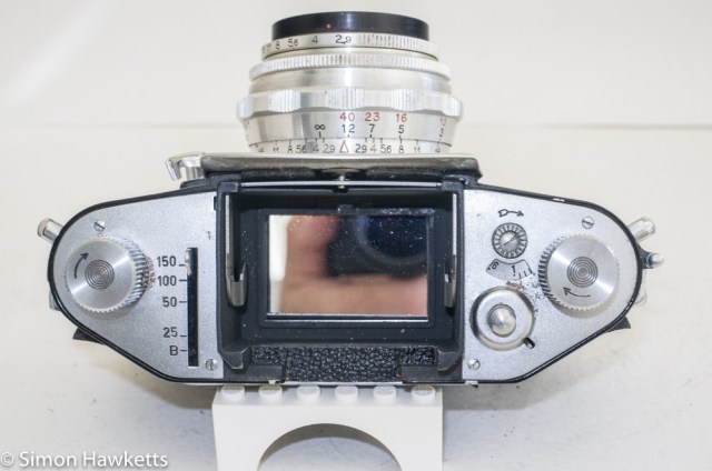 Exakta Exa version 4 - viewfinder removed