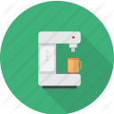 cafe, coffee, coffee maker, cup, espresso, kitchen, maker icon