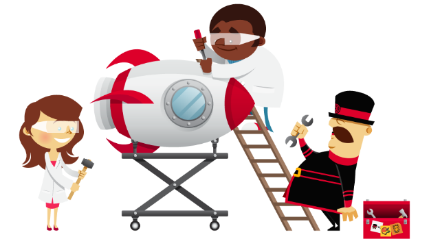 Yeoman and his fellow developers