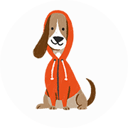 Low-profile dog sitting