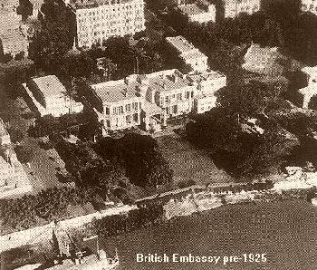 British Embassy Egypt reaching Nile banks