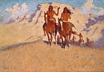 The Mystery (A Sign of Friendship), 1909 by Frederick Remington 
