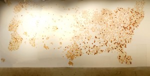 Emily Prince - American servicemen and women who have died in Iraq and Afghanistan, but not including the wounded, nor the Iraqis, nor the Afghans. Venice Biennale, 2007