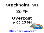 Click for Stockholm, Wisconsin Forecast