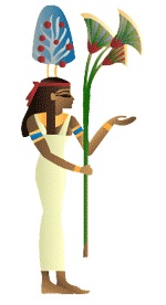 Egyptian Goddess with Lotus