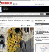 Artist recreates Gustav Klimt´s "...