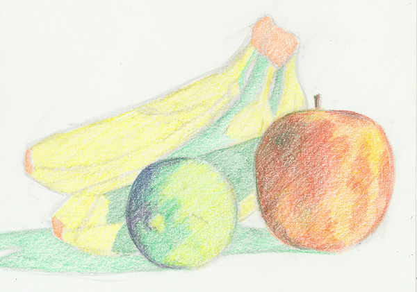 Color in the second layer of the lime