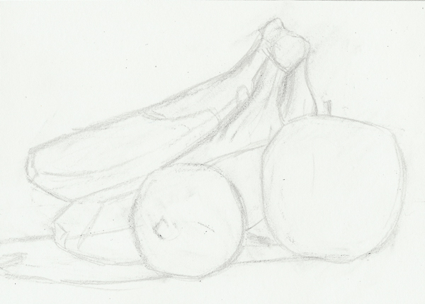 Sketch in still life