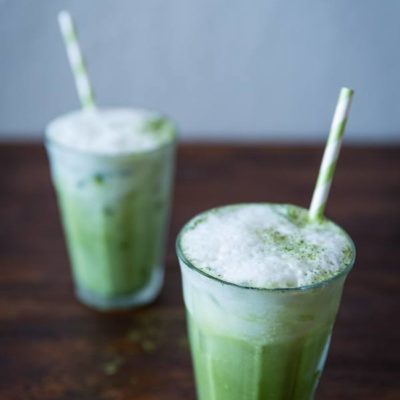 Iced Green Tea Latte | JustOneCookbook.com