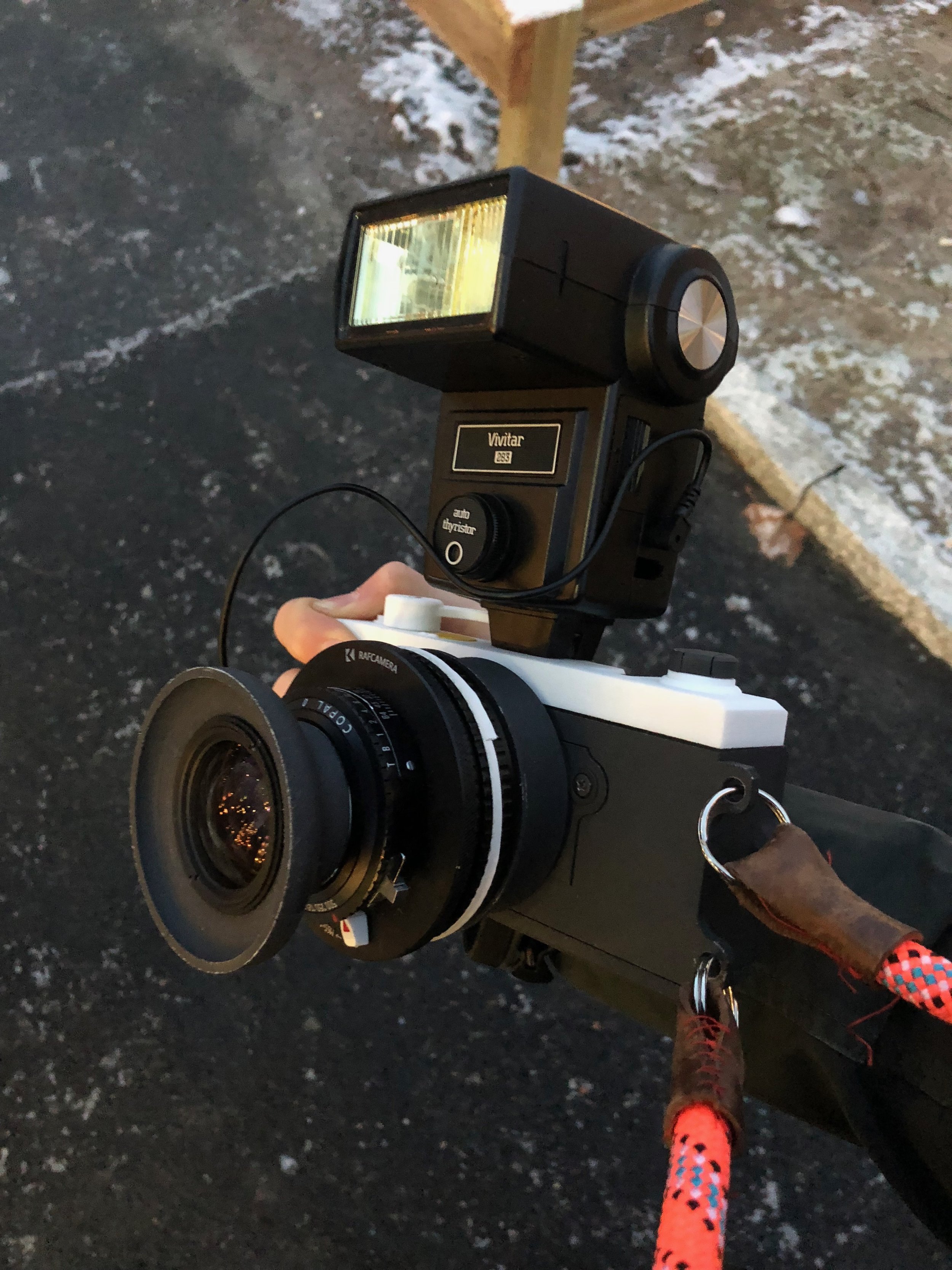 The Oxygen V2 with a Vivatar flash