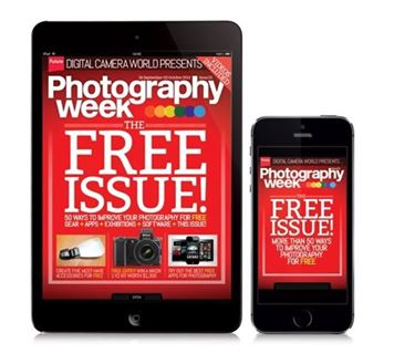 GET THE LATEST ISSUE OF PHOTOGRAPHY WEEK FREE!Issue 53 of our sister mag Photography Week is out now for iPad and iPhone, and to celebrate the fact that it's their first birthday, they've made it completely FREE! No catches, no obligations – just a simple free download for any of you who own an iPad or iPhone. You can grab it here: http://goo.gl/uq01TAnd there's more: Not only is the issue free, it's also 100% dedicated to ways you can improve your photography for free with a feature providing a step-by-step guide to five cool kit hacks that you can try at home, from creating your own flash diffuser to setting up a home studio for nothing. There's an interview with legendary mono master Michael Kenna about his free upcoming exhibition; tips on how to create a professional-looking website for free; and how to download and try out a free version of Adobe Lightroom. There's a round-up of the best free photo apps, and the best free gifts that come bundled with current SLRs and compact system cameras. You get the idea!