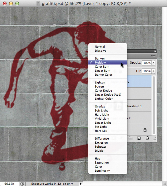 Banksy Graffiti Effect: Step 3