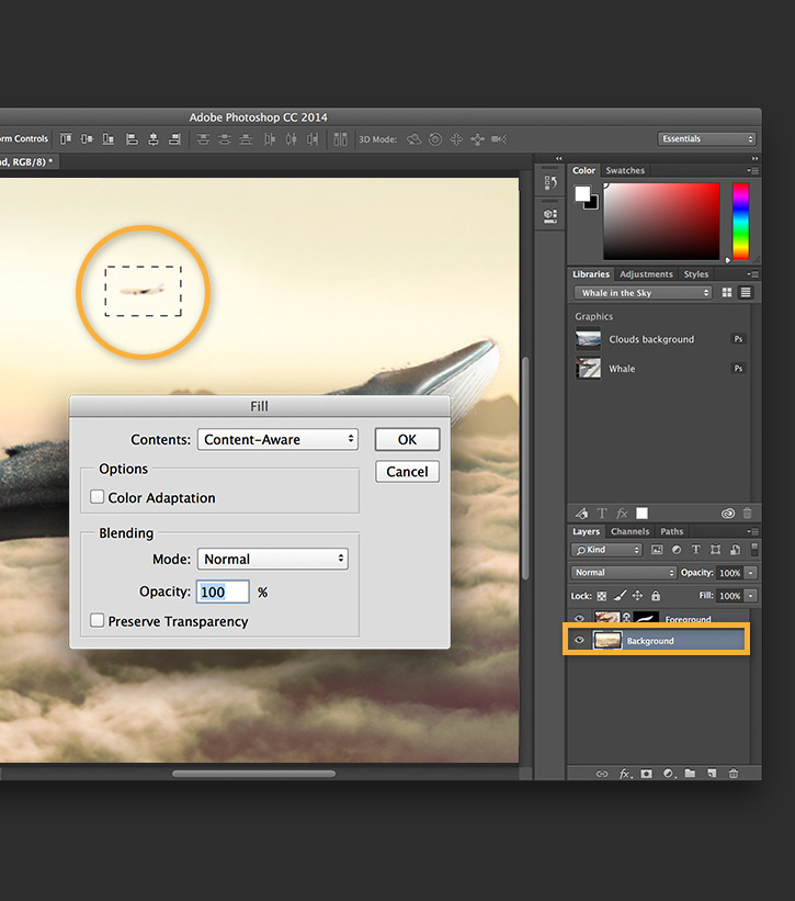 Refine your composite in Photoshop