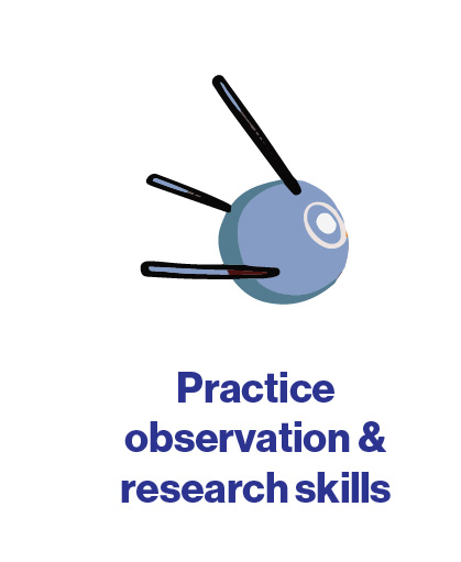 Practice observation &amp; research skills