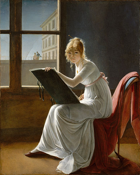 File:Villers Young Woman Drawing.jpg