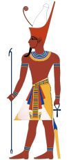 Pharaoh with double crown.svg