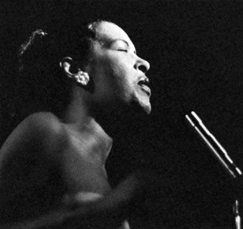 Billie Holiday, 1958.