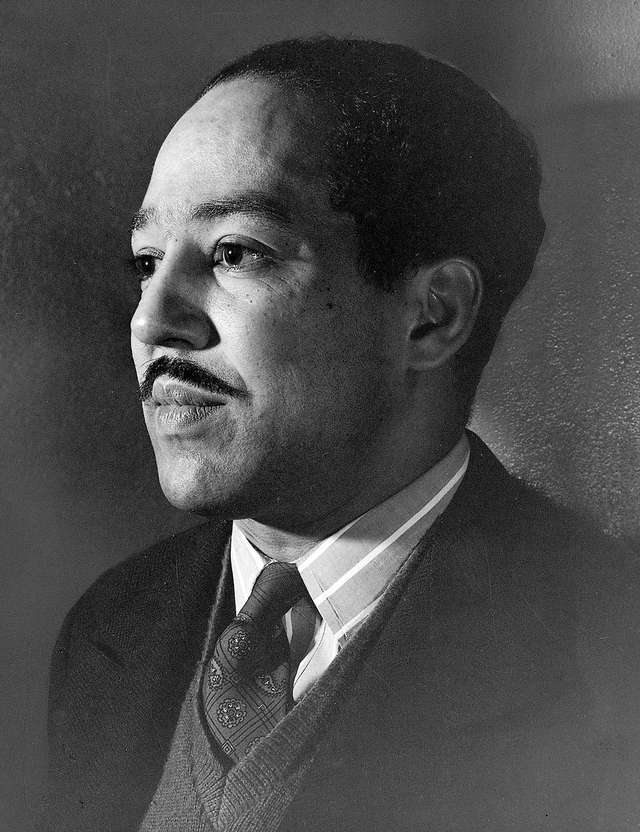Langston Hughes, photograph by Jack Delano, 1942.