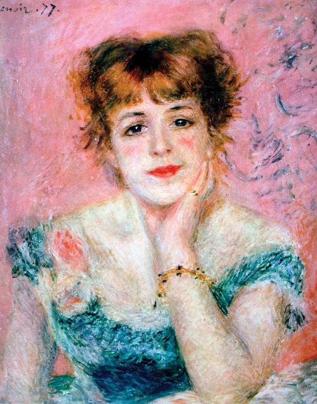 Renoir, Pierre-Auguste: Portrait of the Actress Jeanne Samary