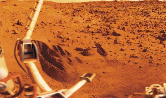 Viking 1 on Mars's Chryse Planitia