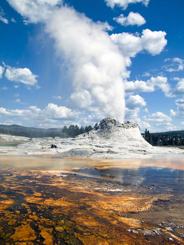 Yellowstone National Park: Castle Geyser