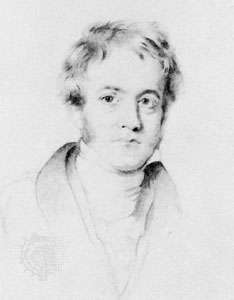John Herschel, detail of pencil drawing by H.W. Pickersgill; in the National Portrait Gallery, London