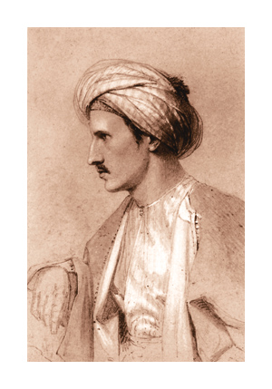 Edward Lane adopted the dress of an upper-class Ottoman when he made his first visit to Cairo in 1825. He relished the freedom this gave him to explore unobtrusively and to draw what was then still largely a medieval city, portraying such scenes as the entrance to al-Azhar University.