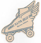 ARMORY PLA-TYM Roller Rink Marion, Indiana Vintage Skate Label ★★★★★★★★★★★★