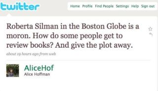 Look Who's Snarking Now: Novelist Uses Twitter to Trash Critic