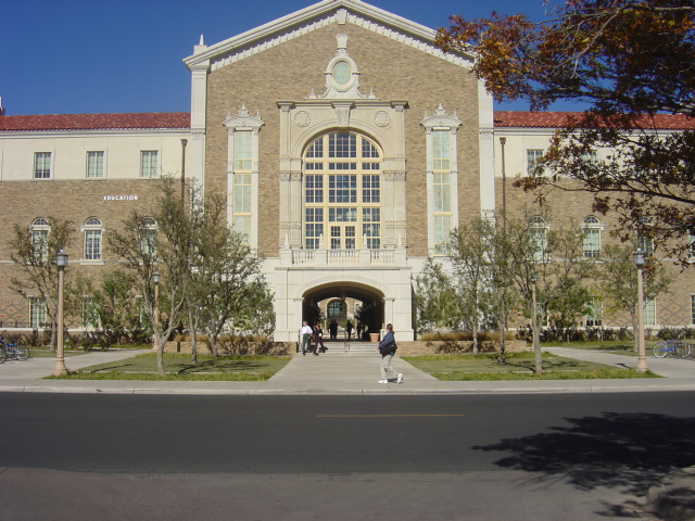 The exterior of the College of Education building