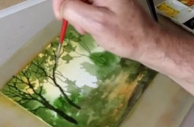 John Salmon demo watercolor