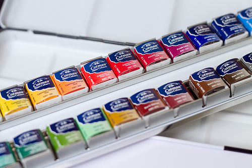 Winsor & Newton Cotman WaterColours Metal Sketchers' Box