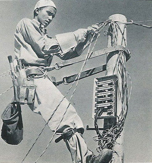 Saudi Arab Telephone Technician