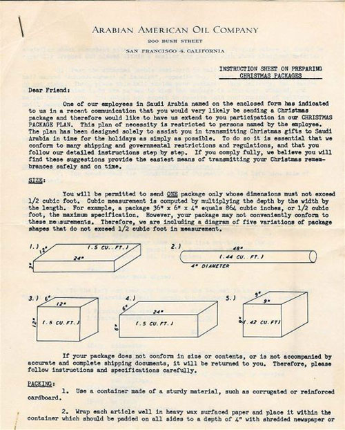 Christmas Package Plan