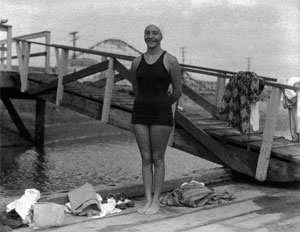 Former  Aramcon Florence Chadwick circa 1950